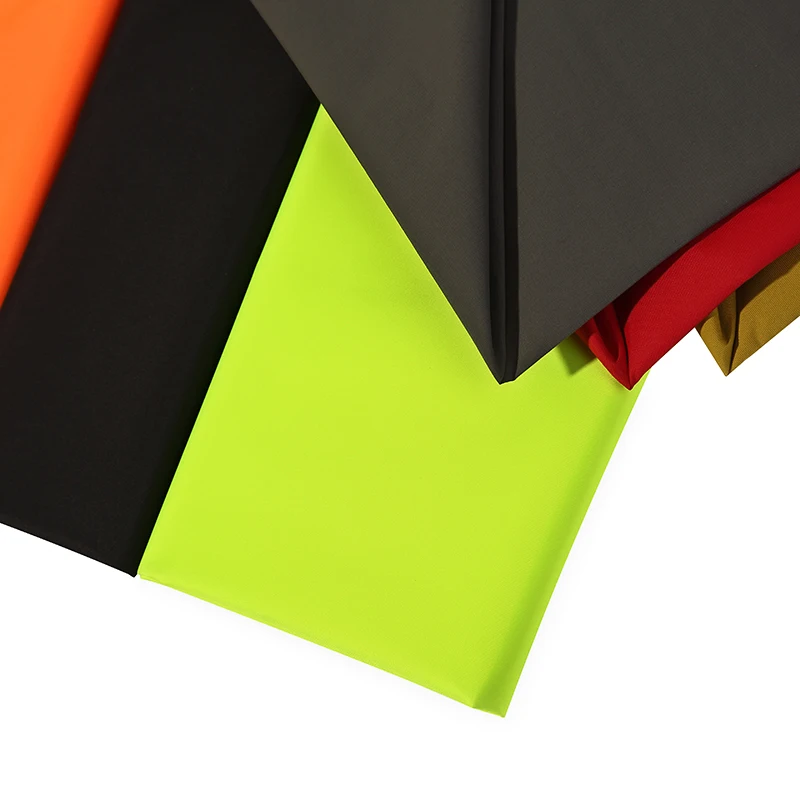 100% переработанный нейлон Taslan 228T простая ткань водонепроницаемый с полиуретановым покрытием для одежды/куртки/пальто