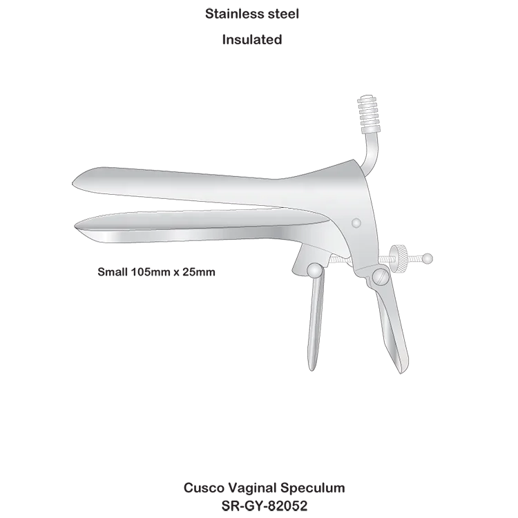 Cusco Vaginal Speculum insulated Modern and advanced surgical instruments work with comfort