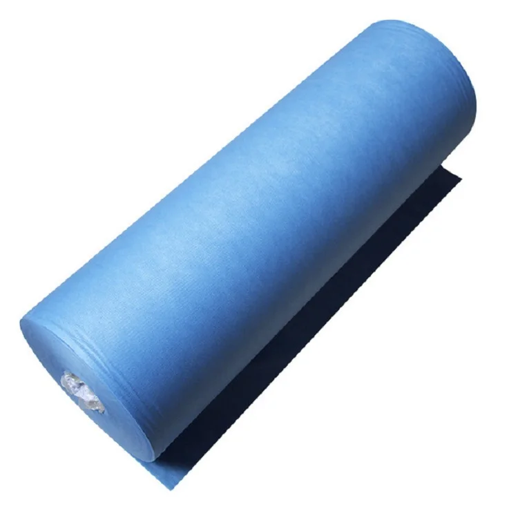 Ready To Ship In Stock MOQ 40KGS PP Raw Material Spunbond Nonwoven Fabric In Roll For Face Mask