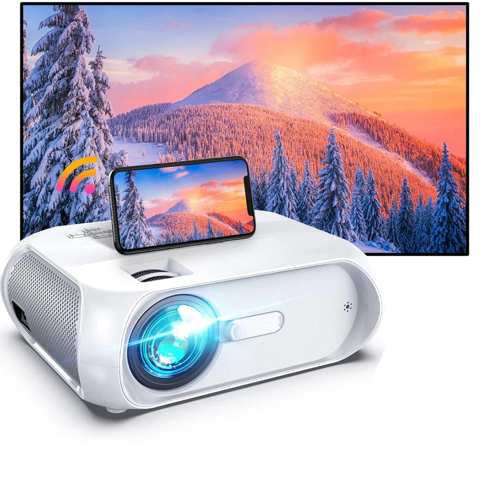 FOURTRY L01 Mini 720P Projector--Native 720P HD LED LCD Mini Portable Home Theater Projector