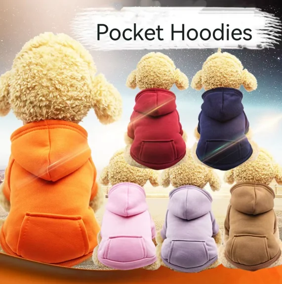 Hot selling Wholesale Multi Color Comfortable Winter Dog Clothes Pet Dog Hoodie For Pet