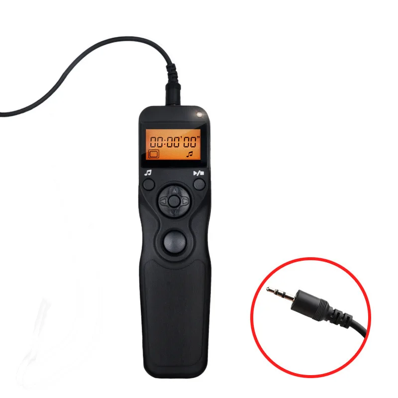 Измеритель временных интервалов с Таймер Пульт дистанционного управления спуском фотографического затвора с RS-60E3 для цифрового однообъективного зеркального фотоаппарата Canon Pentax Samsung Contax 750D/6D/5D3/D800