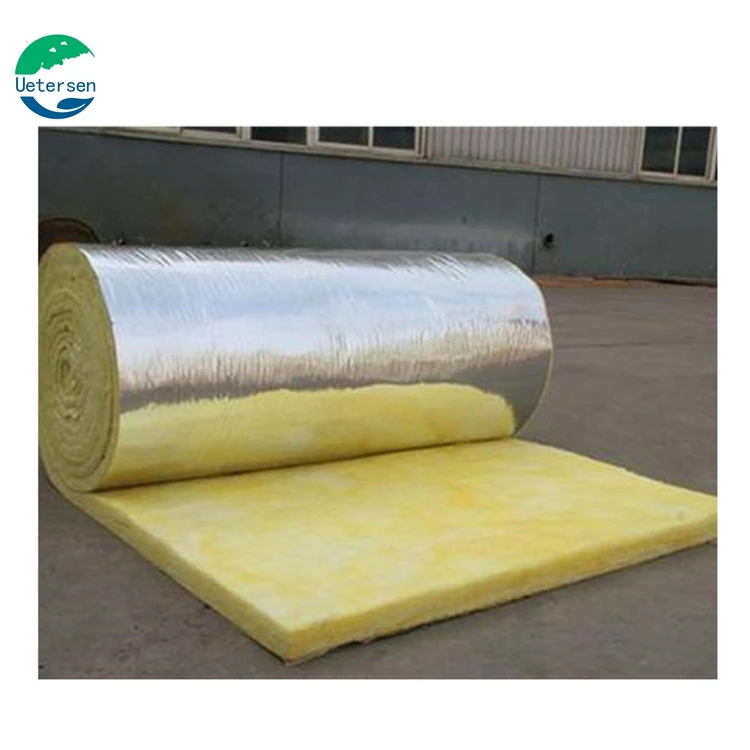 high thermal resistance glass wool blanket for metal building roofing
