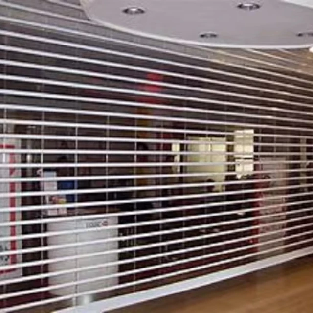 AS2047 Certificate TOMA  Clear  Polycarbonate Transparent Roller Shutter with Electric Motors
