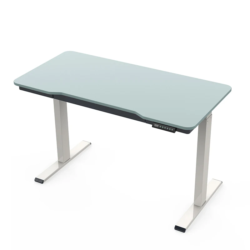 
2021 New Design Ergonomic Kids Height Adjustable Desk Lift Children Electric Standing Study Desk 