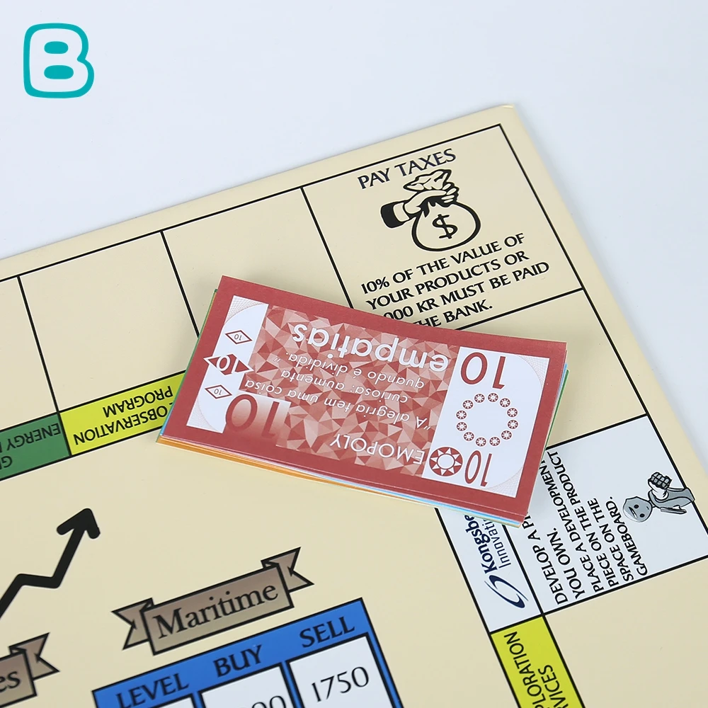 Factory Custom Direct Sales Low Price RPG Turn Based Game High Quality Family Party Game Funny Board Game with Plastic Lining