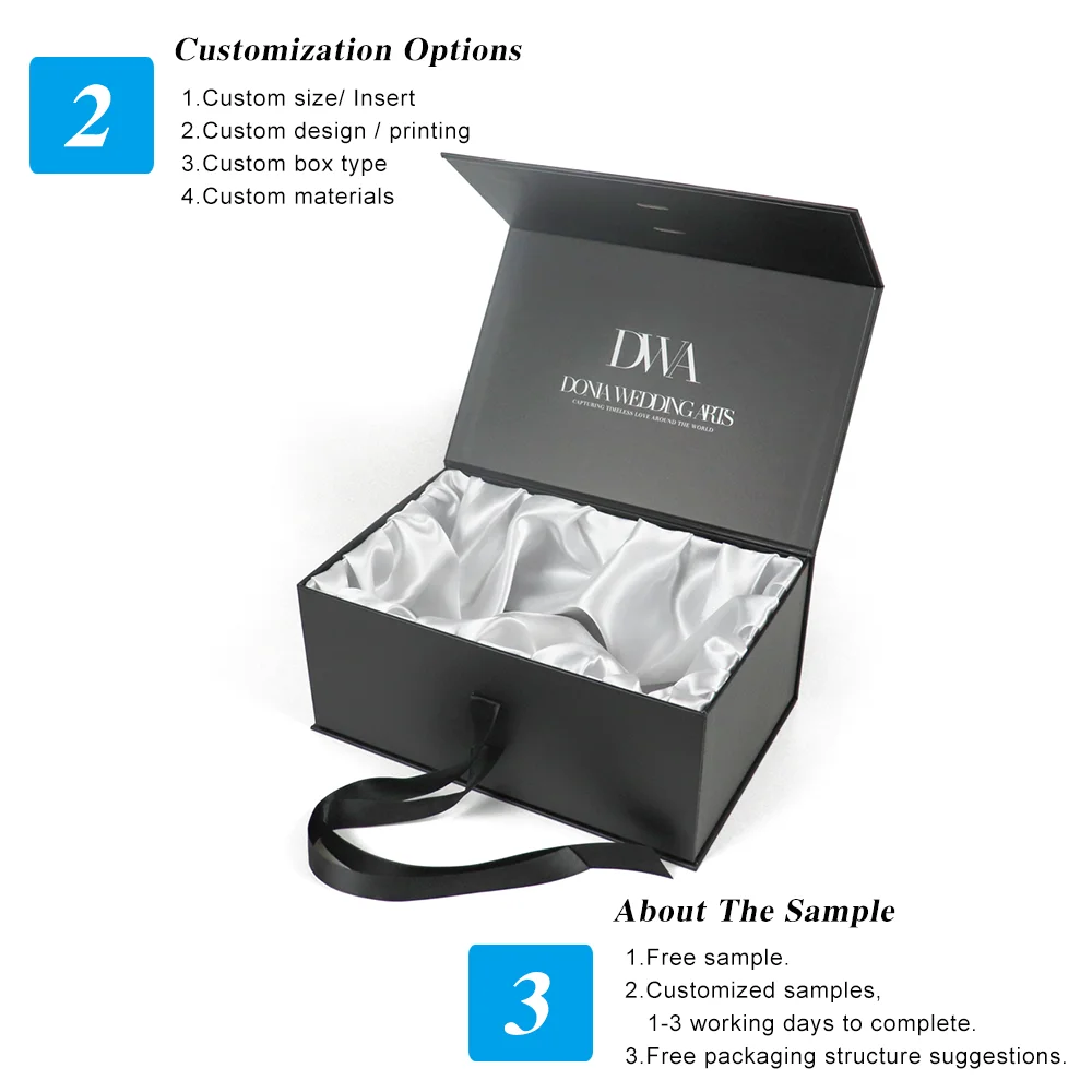 wholesale empty magnetic closure box quality cardboard reusable packaging custom hot luxury magnetic gift box packaging