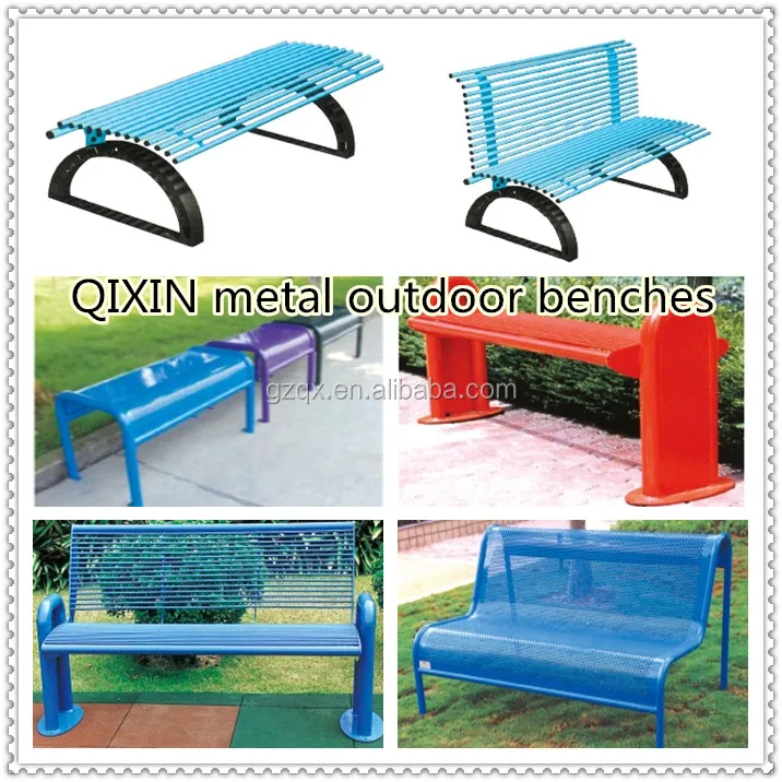 Garden Leisure stainless steel bench(QX-145C)/cast iron garden chairs/outdoor stainless steel benches