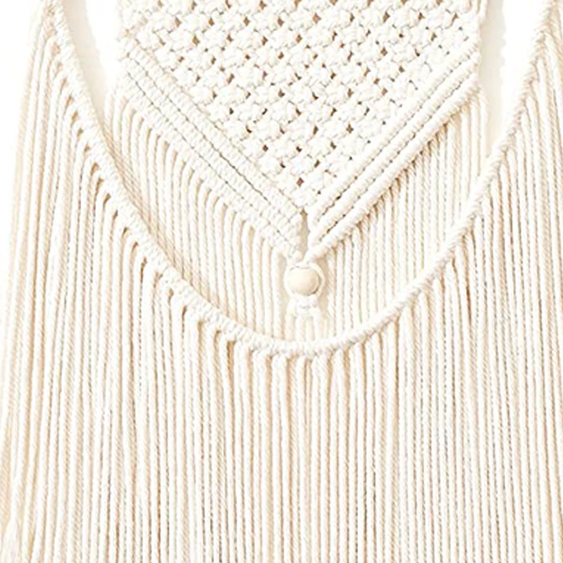 Handmade woven Tassel Tapestry Bedside Sofa Background Wall Art Decoration Wall Hanging Decor Tapestry