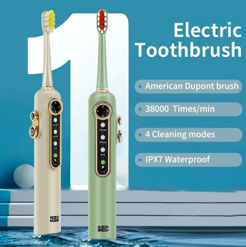 Custom Color Best Rotating Rechargeable Adult Type-C Charger Electric Quality Toothbrush