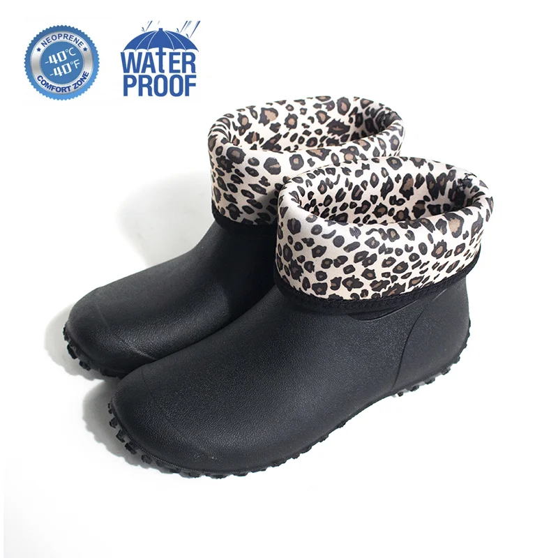 
Водонепроницаемые резиновые сапоги для женщин, изолированные неопреновые сапоги для снега, дождя, грязи, сада, рыбалки, охоты и работы на открытом воздухе 