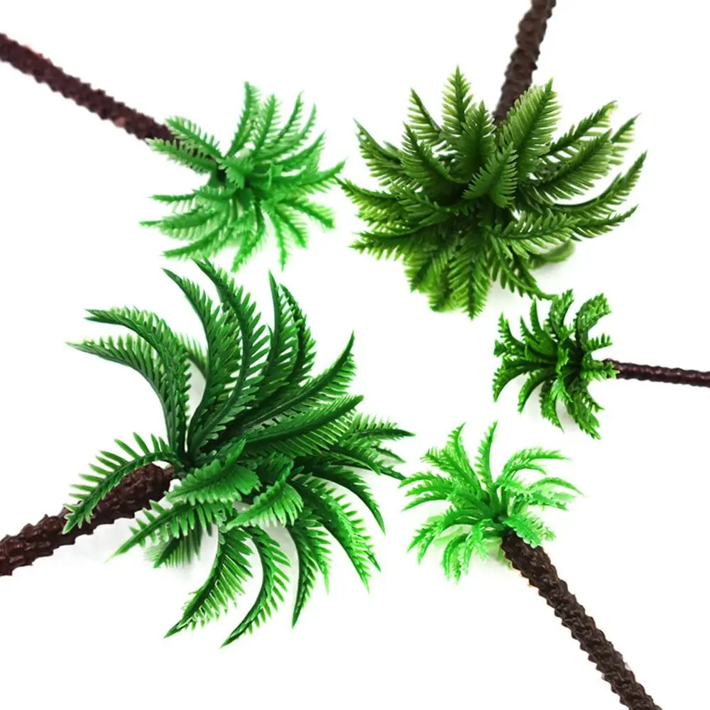 
Hot sale ho scale coconut artificial plastic model tree 