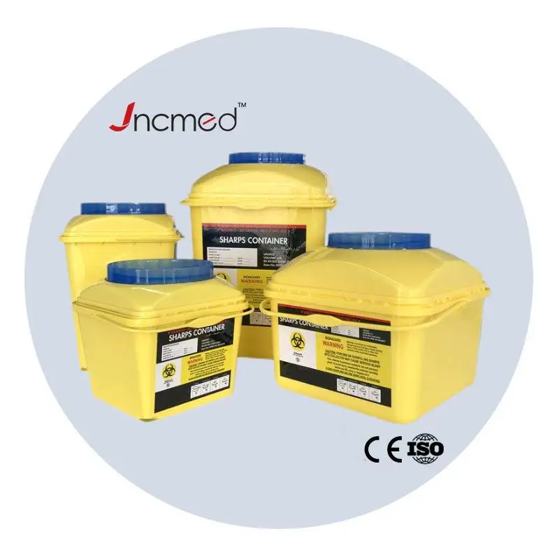 JCMED Wholesale Disposable YELLOW COLOR  1.5L Sharps Container
