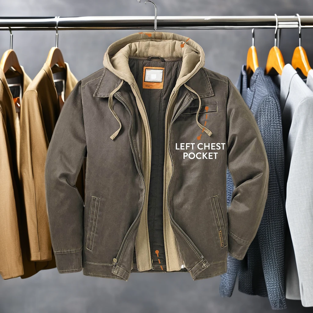 2024 New Arrival Custom Letterman Denim Jacket Men Streetwear Punk Style Oversized Print Motorcycle Textile Chef Jacket Zipper