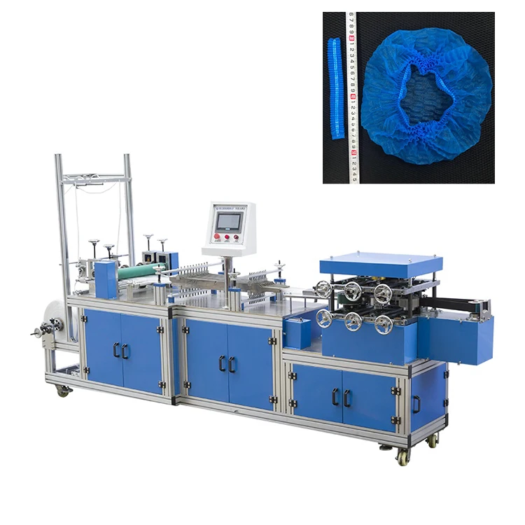 Manufacturer price Automatic non woven bouffant cap making machine