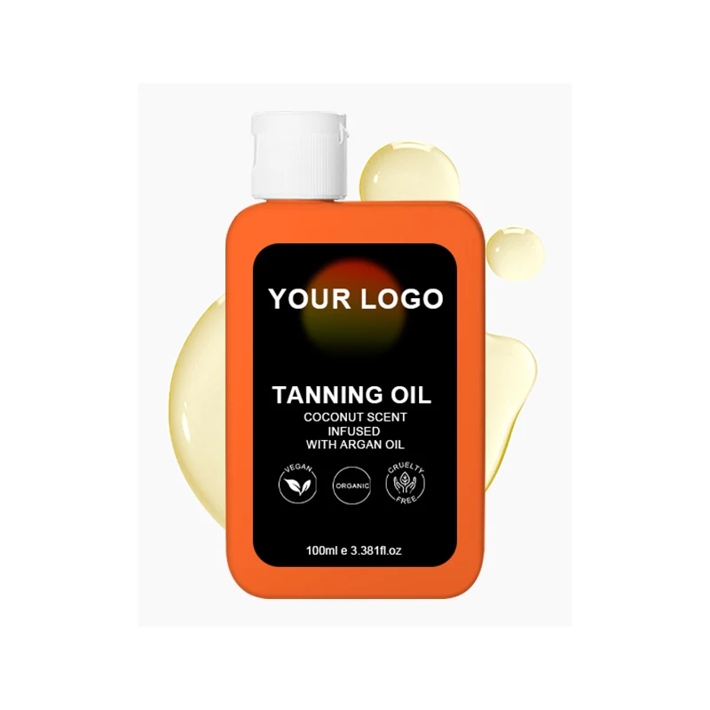 Factory Hot Sale OEM Private Label Moisturizing Sun Tanning Oil Body And Face Natural Tanning Oil