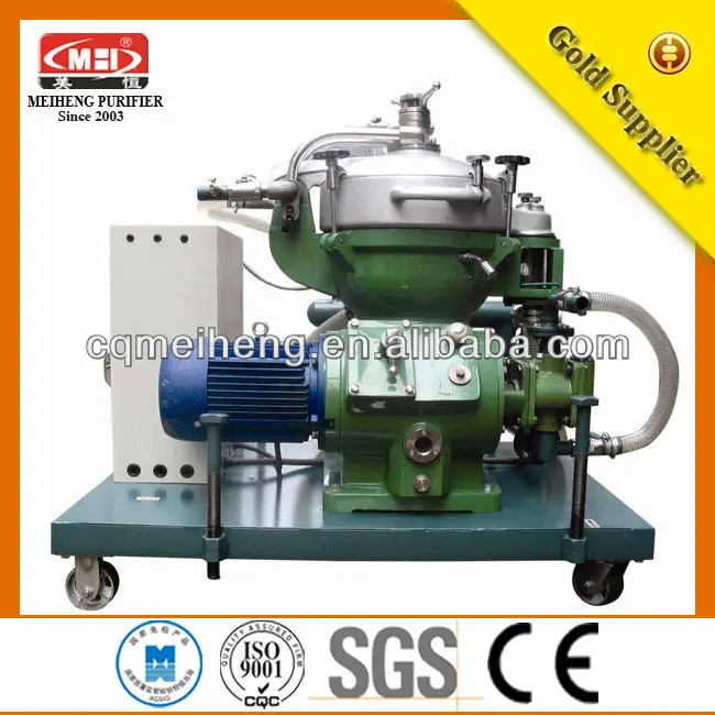 Industrial Marine Centrifuge / Ship Oil Separation Machine Purifier  Disc Stack Centrifugal Separator