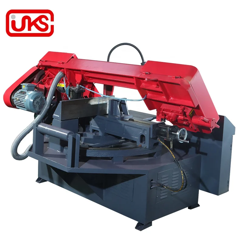 GB4028X metal cutting  horizontal band sawing machine Rotating 45 degree angle