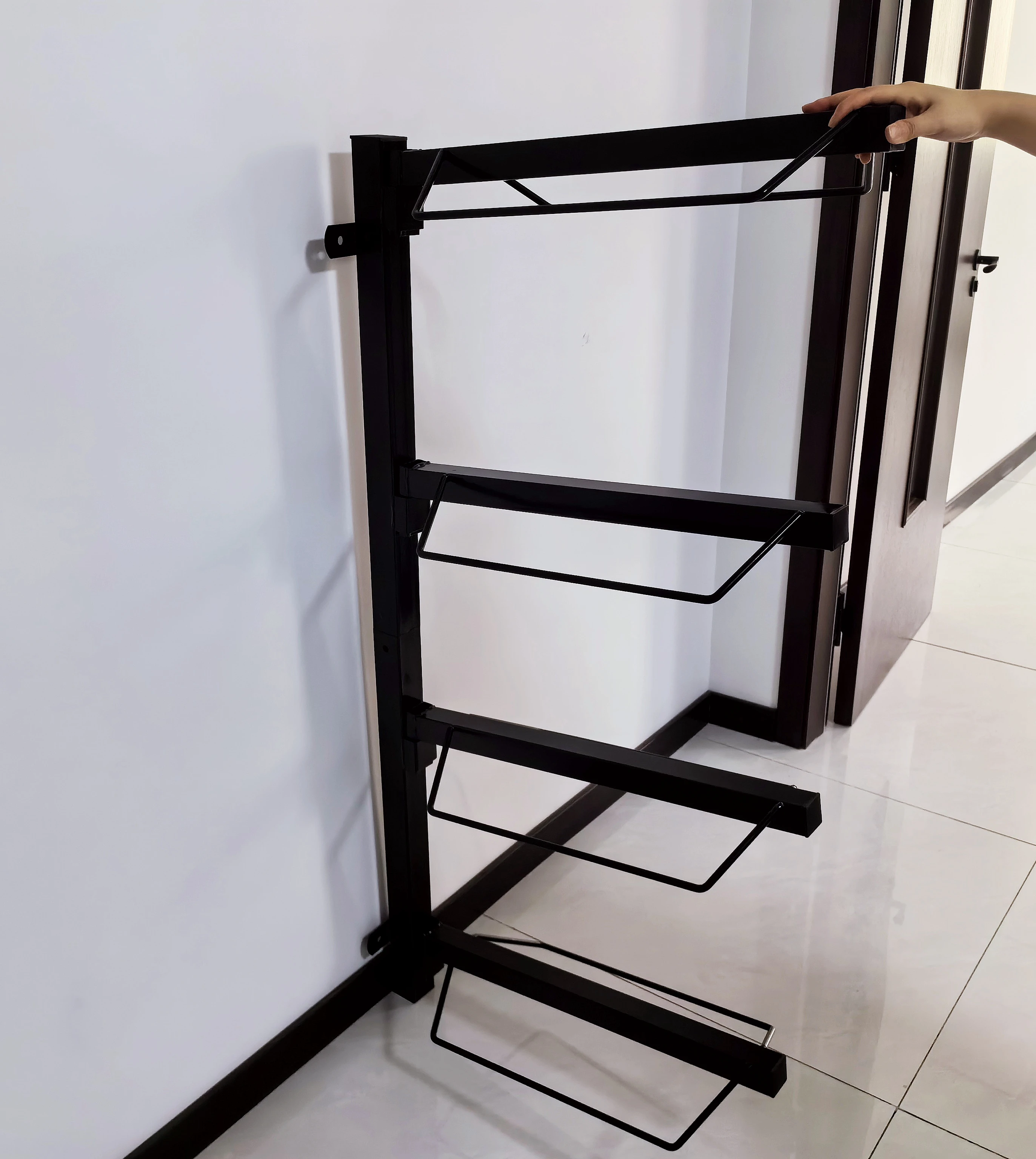 3 TIER OPTIONS Saddle Rack Wall Mount Saddle Stand Saddle Pad Rack Horse Tack Storage for English Western