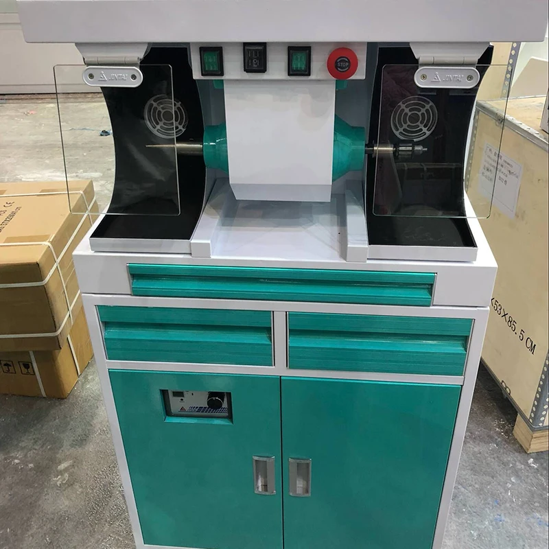 Стоматологическое лабораторное оборудование, стоматологическая лаборатория, полировальный токарный станок, шлифовальный блок с вакуумным устройством