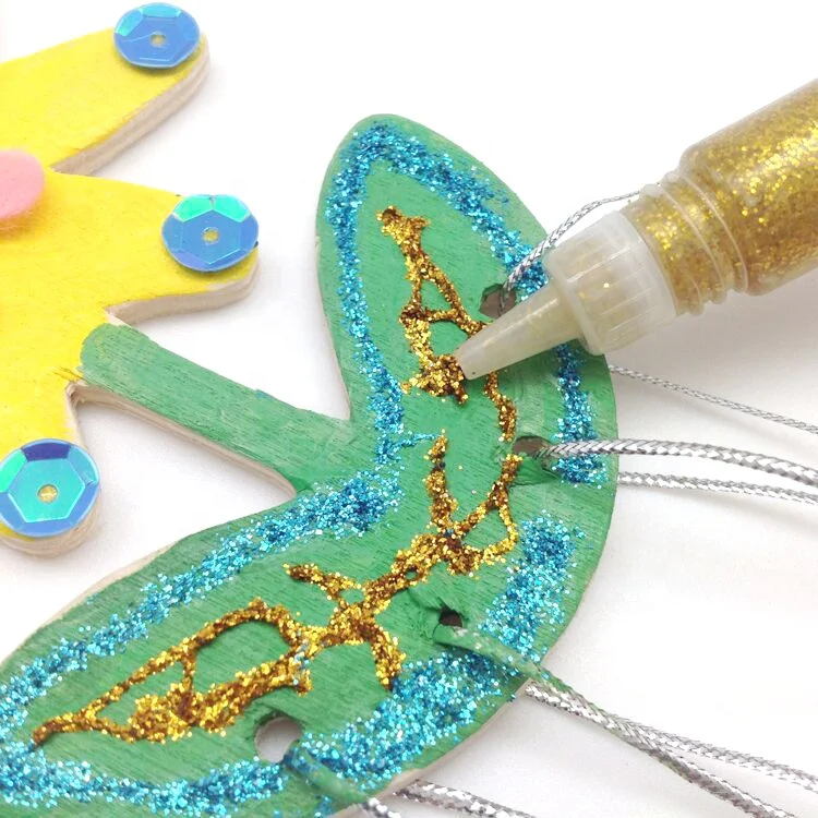 non-toxic 20ml glitter glue acrylic paint in bulk