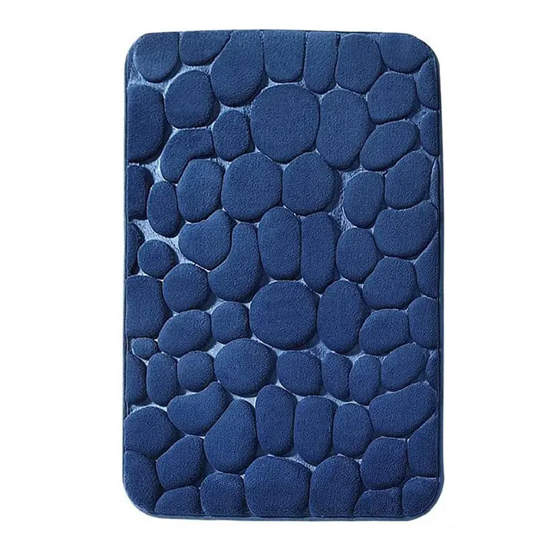 Коврик для ванной из кораллового бархата с эффектом памяти 50x80 см нескользящий каменный коврик