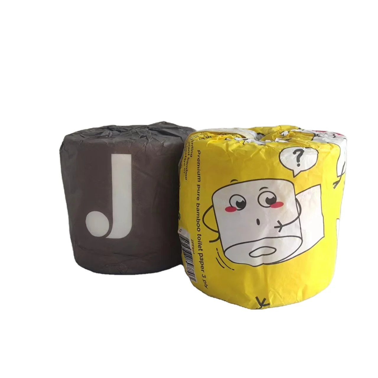 Wholesale  supply fragrance-free 2 /3 Ply pure origin wood Pulp Toilet / Tissue Paper Roll core standard roll