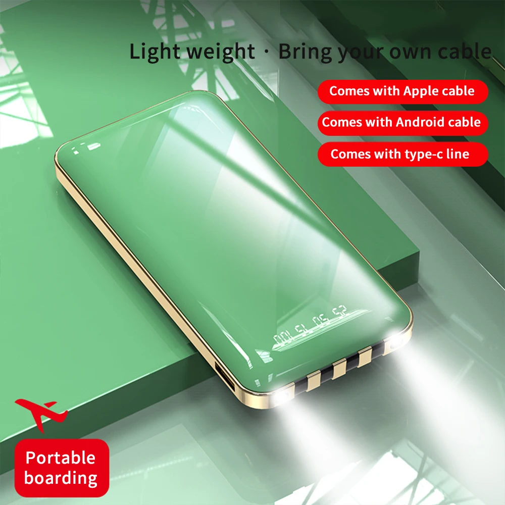 1 Sample OK Hot Sellers Portable Slim Pocket Chargers Wholesale Custom LOGO Factory Price Small 20000mah Power Banks For Phone