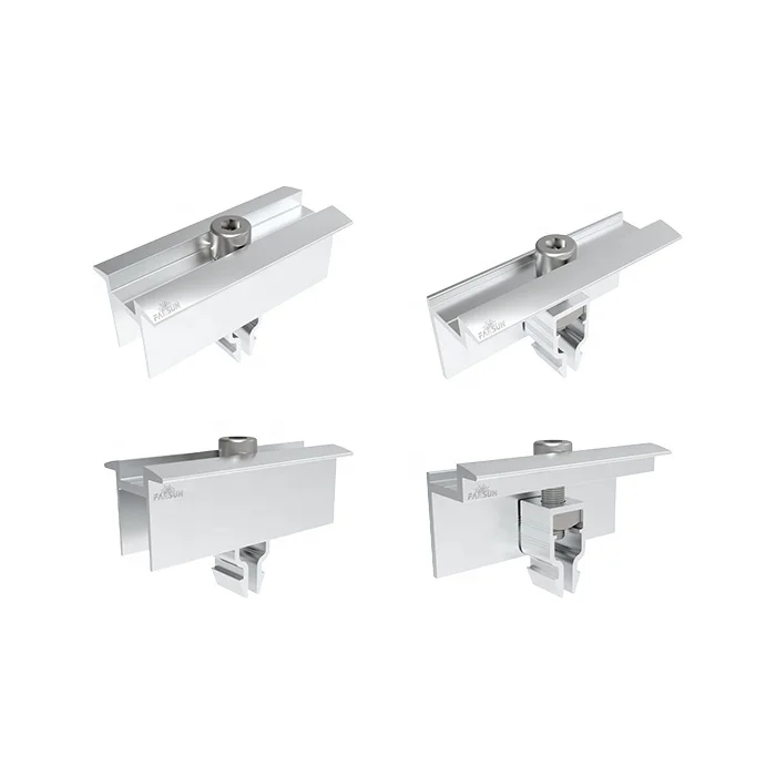 FarSun Solar Energy System 35Mm End Clamps For Solar Panel Mounting