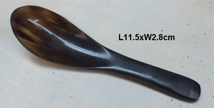 Spice horn spoon tiny small horn spoon