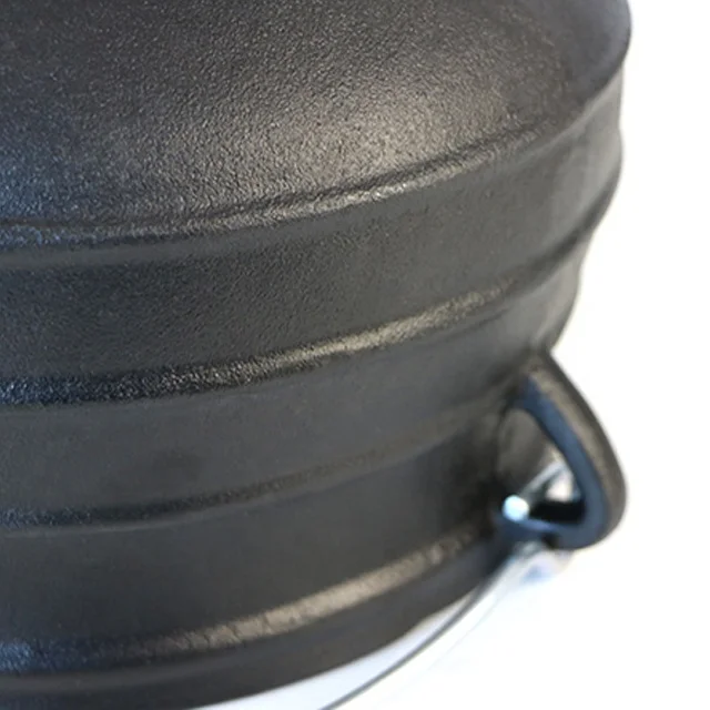Pre-seasoned Customization South African Cast Iron 3 Legged Potjie Pots Cauldron With Lid