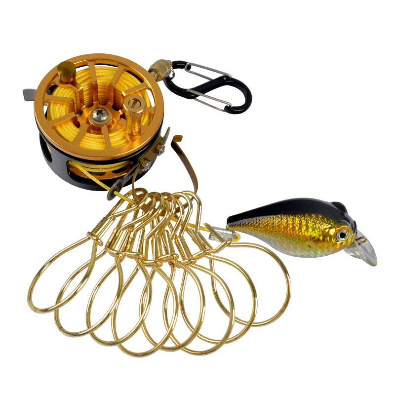 High Quality aluminum portable fishing accessories rope lock live fish locker