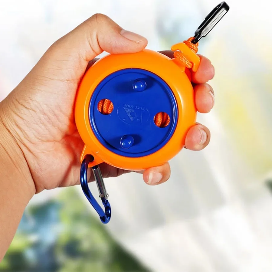 8m Retractable Clothesline Portable Travel Drying Clothes Line Outdoor Camping Windproof Clothing Hanging Rope