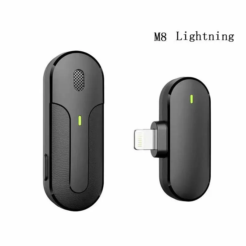 2022 newest Mini wireless Portable Lapel Lavalier Microphone Plug-Play Auto-syncs Microphone For Podcast Video Recording