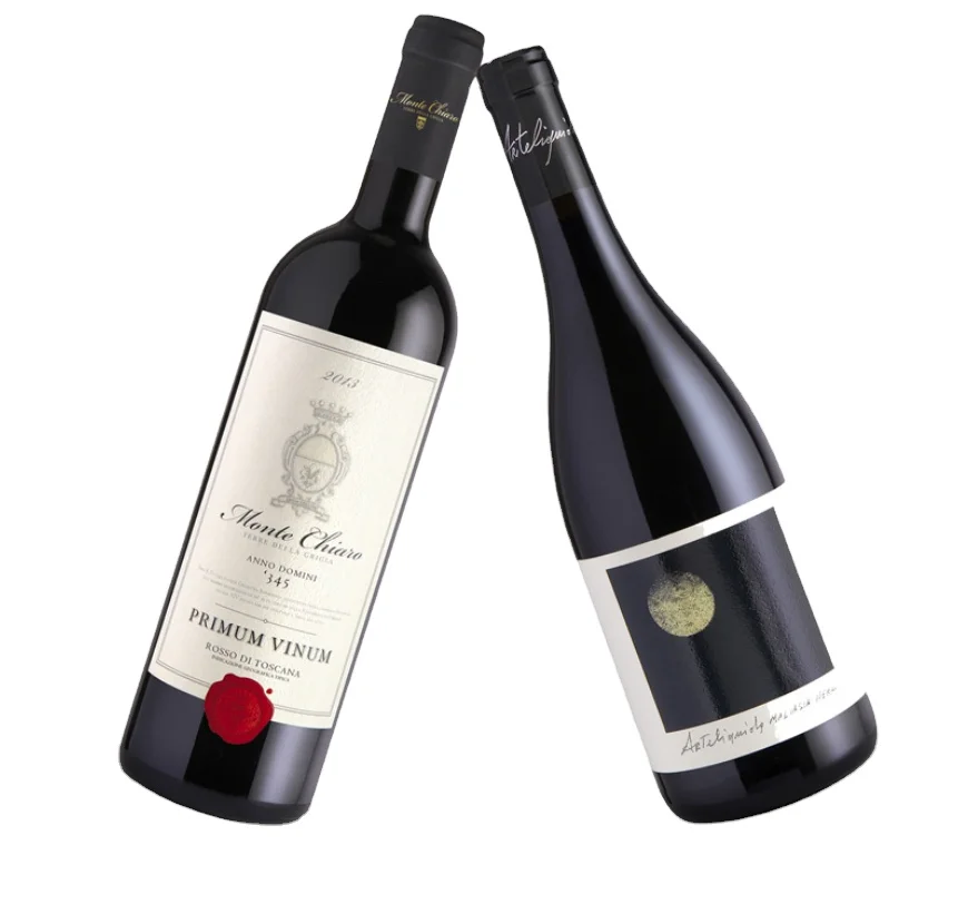 Made in Italy Glass Bottle 750 ml Supertuscans DUO red Wine