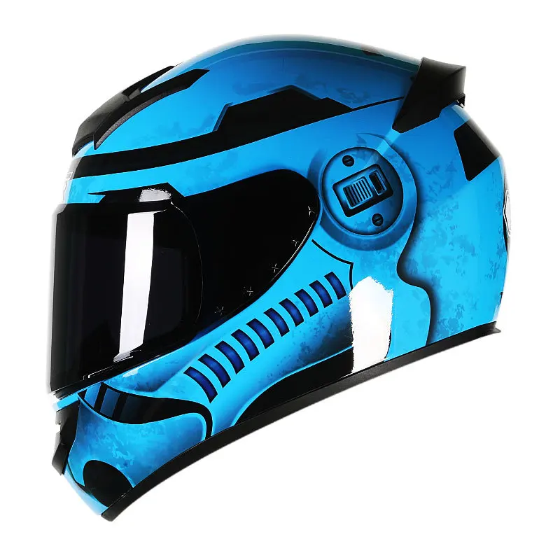 Оптовая продажа сертифицированный DOT ECE шлем для мотоцикла с одним объективом Casco De Moto Inteligente водонепроницаемые шлемы Мотоциклетные