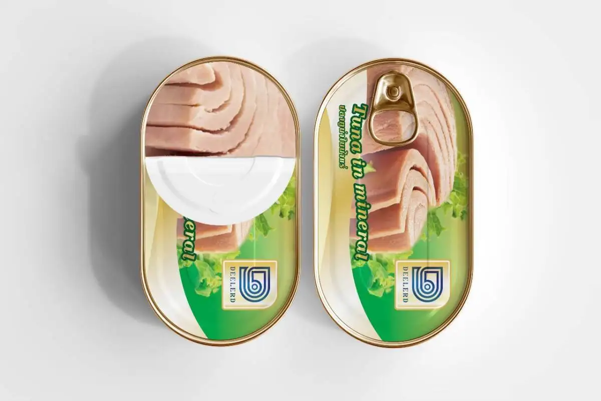 170 г. Консервированное масло тунца в растительном масле марки «DELERD», консервированное масло тунца