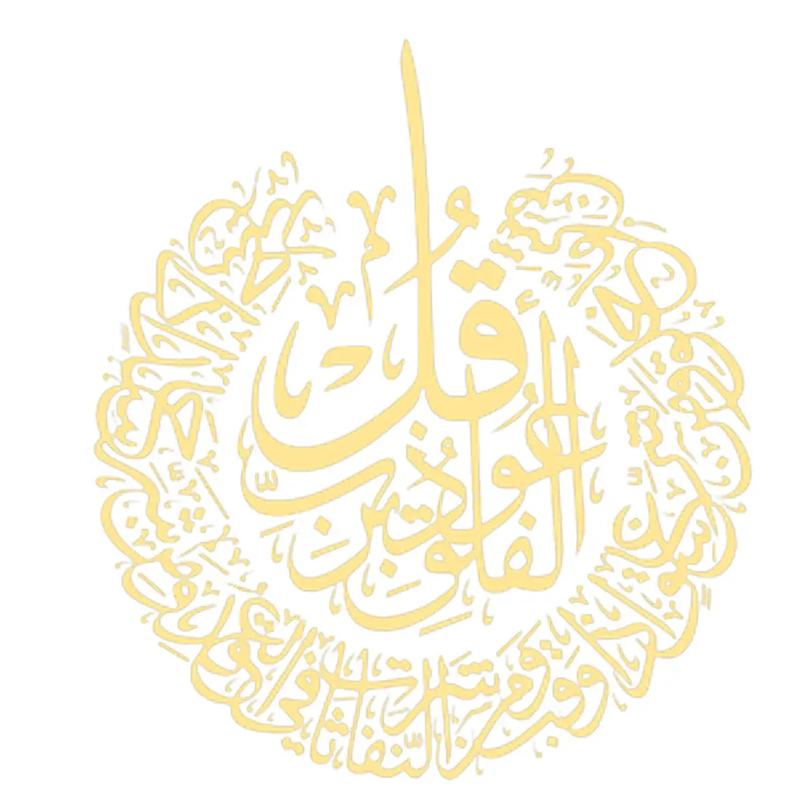 Gift New Islamic Wall Art Ayatul Kursi Sticker Decoracion Calligraphy Quote Stickers Wallpaper Room Decor allah islamic wall art