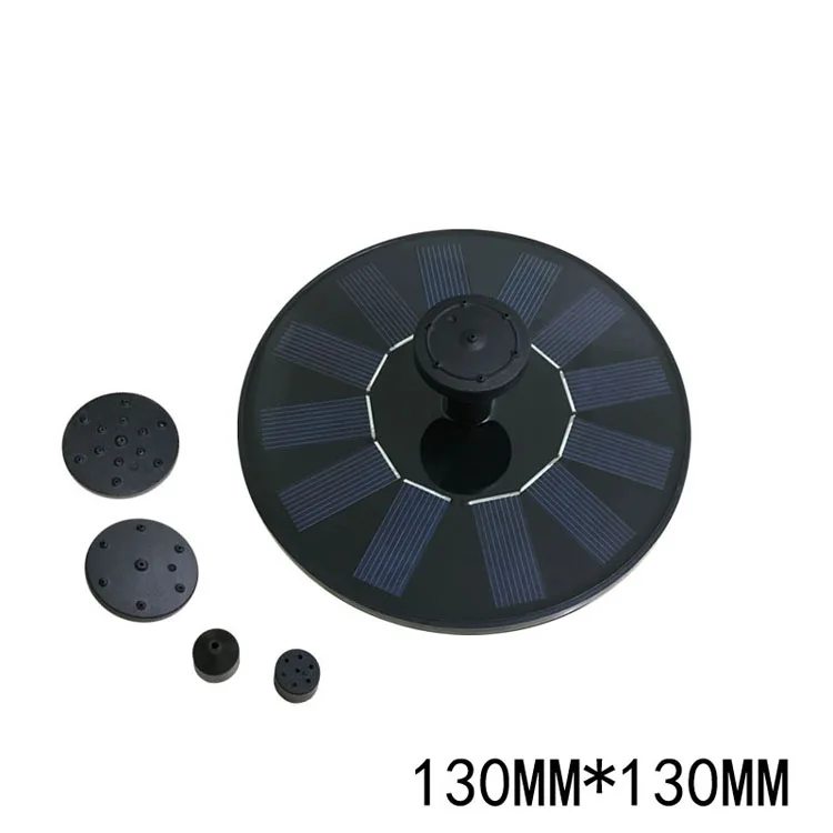 
Solar BirdBath Fountain Pump Solar Powered Fountain Pump 1.2W Solar Powered Floating Fountain Kit for Garden and Patio 