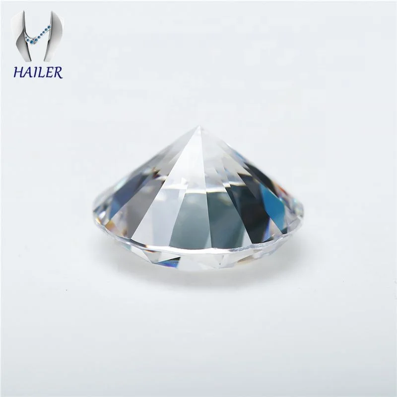 Latest hot selling GH round diamond cut  loose moissanite stone price per carat