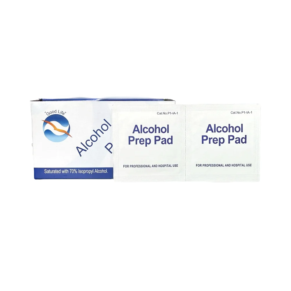 Made In China Medical  70% Isopropyl Sterile Alcohol Prep Pads Individual Packaging