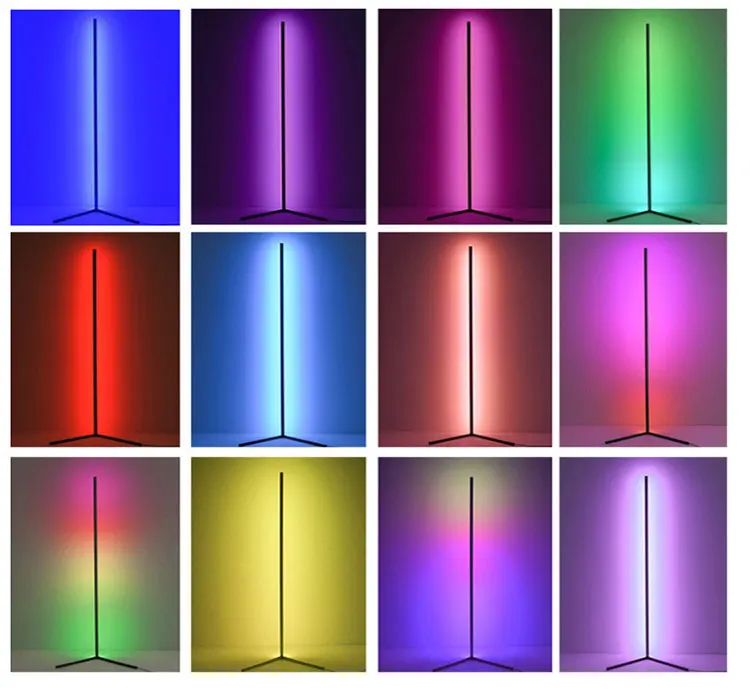  Новый продукт 2021 современные Угловые светодиодные RGB-лампы для гостиной в скандинавском стиле 140