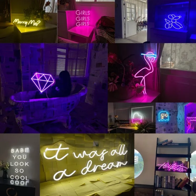 Internet Bar Neon Signs Light for Home Beer Bar Pub Recreation Game Room Wall Party Birth Table Decor Gift Neon Signs Light