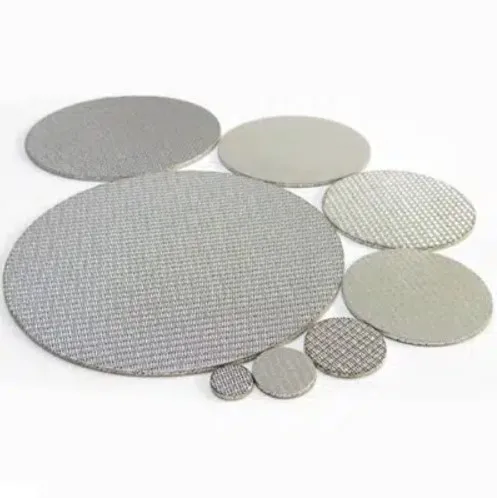 New wear-resistant multi-layer sintered stainless steel mesh filter disc for water treatment