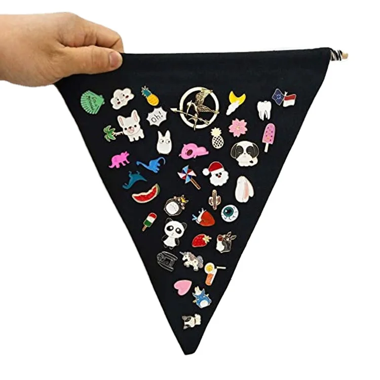 Custom Printing Logo Blank Cotton Canvas Wall Hanging Display Pennant