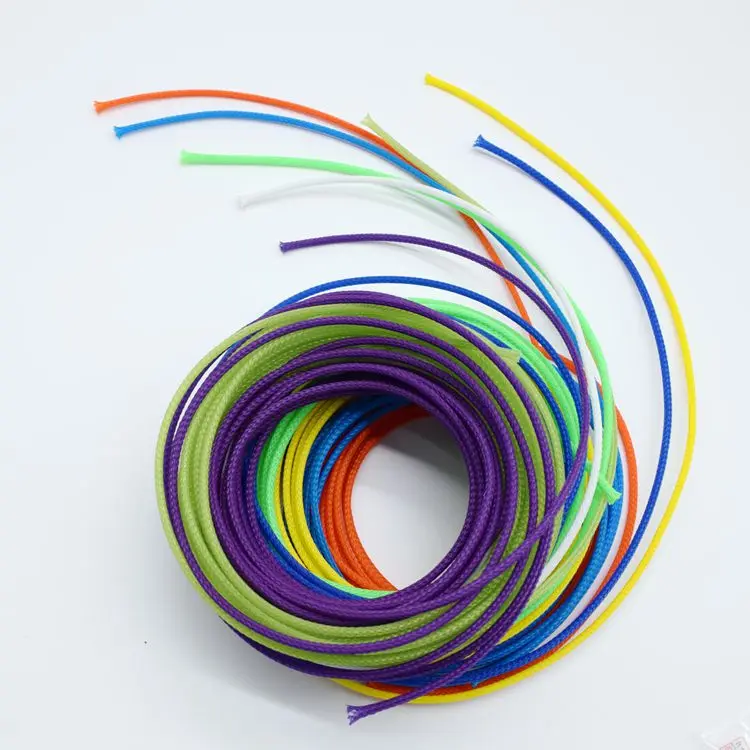 1'PET  Electrical Flexible  Braided Cable Sleeve For  Wrap Protection