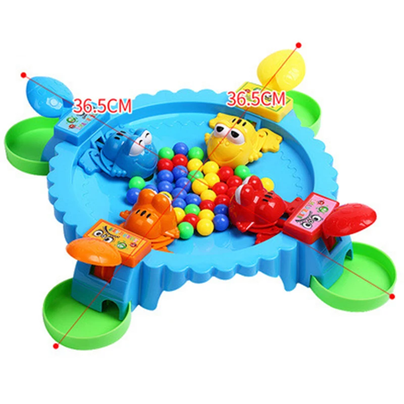 Customizable Funny hungry jumping frogs eat beans kids games family desktop plastic frog toys children battle game toy