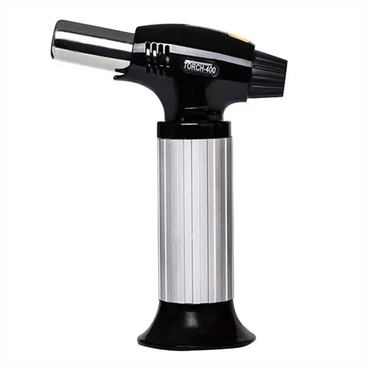 Wholesale Torch Welding Fire Maker Lighter Butane Burner Flame Camping Equipment Accessories Portable Baking Barbecue Igniter