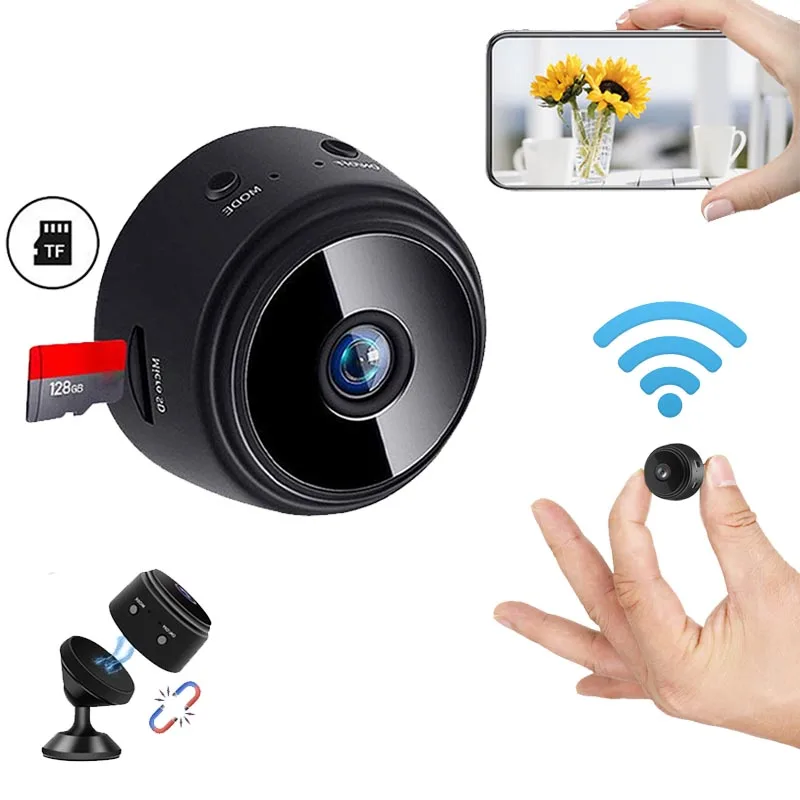 A9 Wireless ip Mini Camera Home Security Camera WiFi Night Vision 1080P Wireless Surveillance Camera Remote Monitor