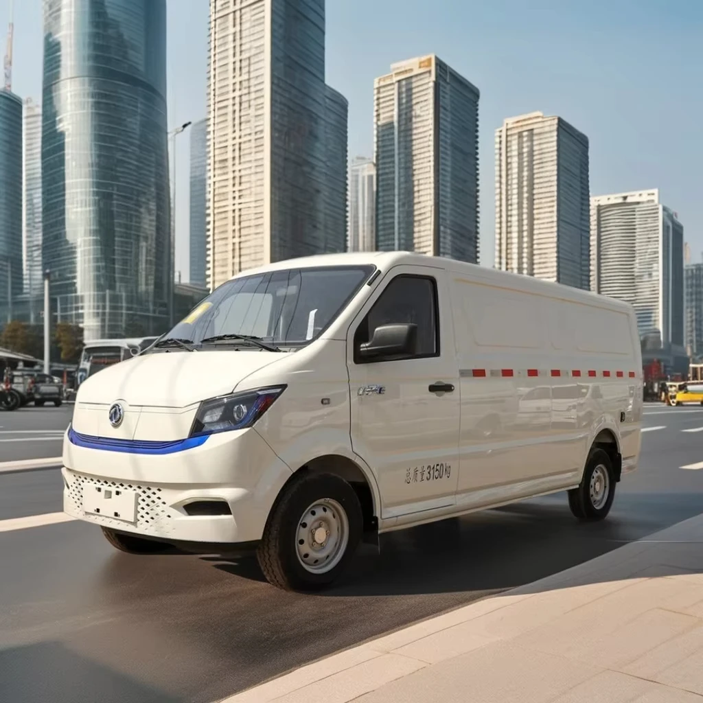 Новый электрический грузовик Dongfeng EM27L новый с большой коробкой одним двигателем левый уровень рулевого фургона